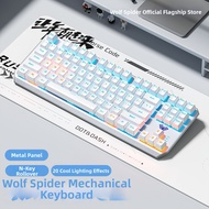 AULA | Office Gaming Mechanical Keyboard Set F3087 F87 Blue Switch