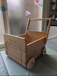 MesaSilla小小玩伴收納手推車/學步車/收納車/二手/不含運