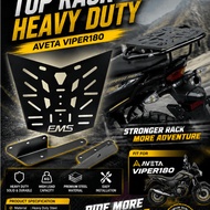 EMS TOP RACK HEAVY DUTY AVETA VIPER180 REAR CARRIER RACK MOTORCYCLE LUGGAGE RACK