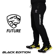 TRACKSUIT FUTURE BLACK EDITION M-4XL Seluar Track Lelaki Tracksuit Unisex Big Size Seluar Lelaki Perempuan