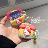 Cute kt Phone Earphone Protective Case Suitable for Huawei freebuds6i Protective Case Apple airpods4