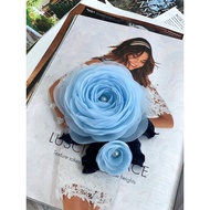 Blue corsage