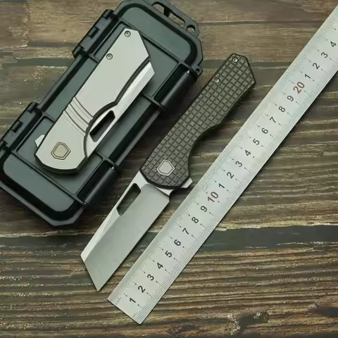 2026 New VANAX Yeager-M V3 154CM Blade Titanium Handle Ceramic Bearings Pocket EDC Tool Camping Kitc