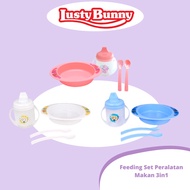 LustyBunny 6in1 Feeding Set Baby Feeding Utensils LB-1264
