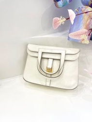 Hermes Mini halzan 白色金扣