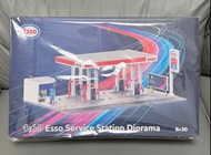 ESSO 埃索加油站 帶燈光效果 場景 1/64