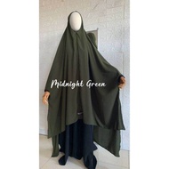 khimar rumaisya by azzahra syari[kerudung syari [khimar panjang instan]