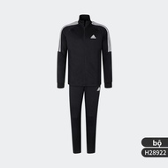 Bộ đồ thể thao nam adidas H28922 kẻ sọc dáng ôm phù hợp mùa Xuân Thu