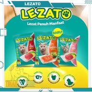 Lezato cat food freshpack 1kg 800gr makanan kucing / Lezato adult Tuna Lezato adult Salmon Lezato Ki