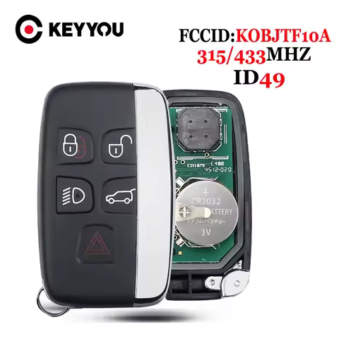 KEYYOU Remote Car Key For Range Rover Sport Vogue Evoque Velar 2010-2020 5E0U40247 433/315MHz PCF795