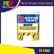 Nippon Paint Matex WeatherGold Weather Gold Interior Exterior Wall Paint / Cat Dalam Luar Dinding Rumah 15L - 15 Liter