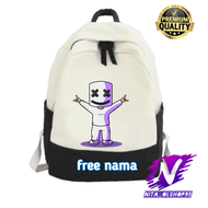 tas nama ransel tas anak karakter DJ MARSHMELLO
