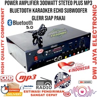 [ Best Quality] Power Amplifier 300Watt Stereo Subwoofer Mp3 Bluetooth