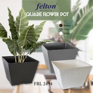 GNC - FELTON Square Flower Pot 2494 Pot Pasu Bunga Dan Sayur