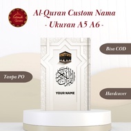 Free Quran Custom Name Hardcover Cover Color Block A5 & A6 Size - Fatimah Quran