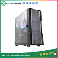 Aigo DarkFlash DK431 (Mesh) - Black - PC Casing