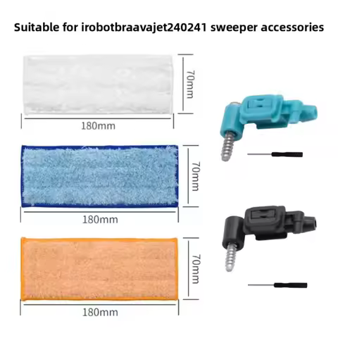 Braava Jet 240 241 Compatible with iRobot Mop Robot Cloth Replacement