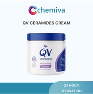 [Fast Shipping] QV Ceramides Cream, 500g (Rich, triple moisturising formulation)