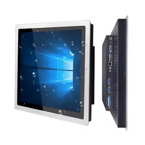 10 12 15 17 19 21 Inch Industrial Computer All-in-one Panel PC with Capacitive Touch Screen Wifi RS2