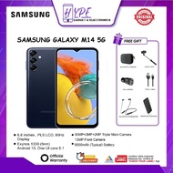 Samsung Galaxy M14 5G (6GB RAM +128GB ROM) 6.6" FHD+ 90Hz Display I Exynos 1330 I Camera 50MP + 13MP