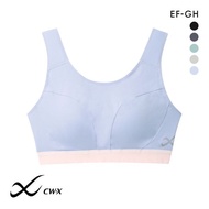 Wacoal CW-X Support Type HIGH wireless half top sports bra HTY158 (Sizes E-H)(40HTY158EFGH)(Direct f