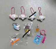 Sanrio Chiikawa 扭蛋 小麥粉精靈 他媽哥池掛飾 Sugarbunnies Charmmy kitty 飛鼠扭蛋 小八餅乾小掛件