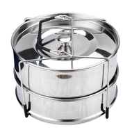 Dolity Steamer Insert Pans Vegetable Steamer for Pressure Cooker and Instant Pot