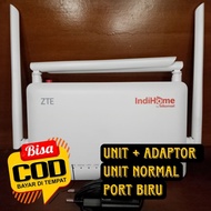 CAN PAY ON DELIVERY!!! ZTE F6600P ANTENNA 4 DUAL BAND 5G PORT biru + ADAPTOR