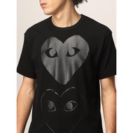 CDG PLAY T-Shirt Black Black