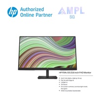 HP P24v G5 23.8 inch FHD Monitor | 23.8" FHD (1920 x 1080 ) | 3 year warranty by HP Singapore Direct | Flat VA with Edge-lit | HDMI 1.4; VGA | Tilt Stand/ VESA mountable | On-screen controls/ Low blue light mode/ Anti-glare | model 7N914AT |