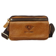 Upgraded ⚘RUSH RIDER ORIGINAL GENUINE LEATHER PHONE POUCH SLING KEY BAG MEN WOMEN POUCH BEG PHONE KU