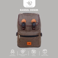 Polo Gallardo BD24 Premium Distro School Backpack Men Women 25L Denim Rain Cover