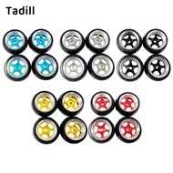[dksqer] 4Pcs Rubber Tyre Wheel Rims & Tyres Set for Wltoys K969 K989 P929 1:28 Scale RC Car Replace