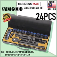 ''SADAGOOD'' BLACK BOX SOCKET WRENCH SET -24PCS -BLACK BOX
