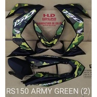 COVERSET HONDA RS150R WINNER ARMY GREEN