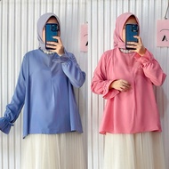 ASKA.ID - JENAR PLAIN BLOUSE MUSLIMWanita (1587)