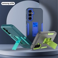 Samsung Galaxy S23FE S23 Ultra A14 A24 A34 A54 A13 4G A33 A53 A73 Full Protection Armor Stand Mobile
