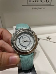 L&amp;CO TIFFIANY 綠女用手錶