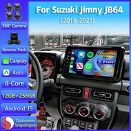 Android 15 Carplay Auto For Suzuki Jimny JB64 2018 2019 2020 2021 Multimedia Car Radio Player Video 