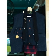 Jacket hand-embroidered linen vin jacket and linen short pants