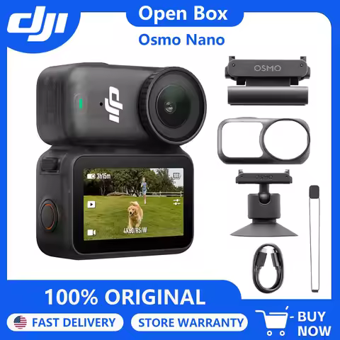 Camera 4K/60fps Vlogging Refurbish Open Box DJI Osmo Nano Camera Combo -Small 4K/60fps Vlogging Came