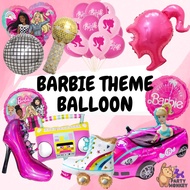 [SG Seller] Barbie Theme Balloon Birthday Celebration Balloon Garland