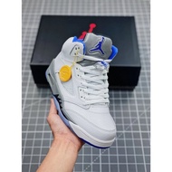 Air Jor dan 5 Retro 5 AJ5 Casual Shoes Air Cushion Shoes Sports Shoes Shock Absorption Non-Slip Bask
