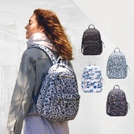 防盜後背包 休閒學生包 印花 黑 藍 紫