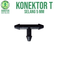 5 mm Hose Connection T Connector