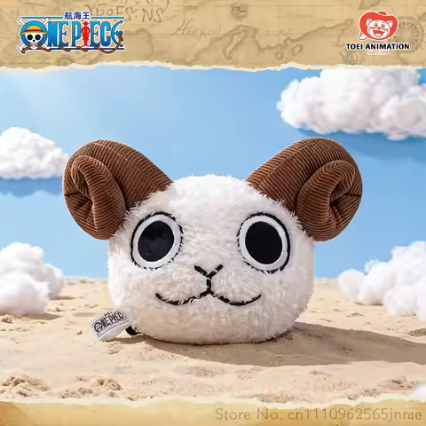 MEBUKU One Piece Toei Animation Plush Coin Purse Pendant Going Merry Thousand Sunny Authentic Anime 