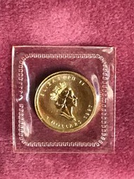 🈹️珍藏加拿大🇨🇦楓葉9999金幣 ~ 1997 年(1/10oz)