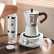 Pottery Concentrated Stove Set Small Coffee Maker Mocha Making Italian Coffee Coffee Machine Type El