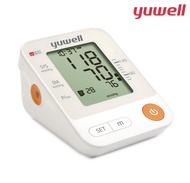YUWELL เครื่องวัดความดัน รุ่น YE670A (ไม่มีเสียงพูด) พร้อม adapter+กระเป๋าใส่เครื่อง(สำหรับแขนใหญ่ ร