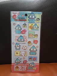 Sanrio Hangyodon 滾水蛋燙金裝飾貼紙